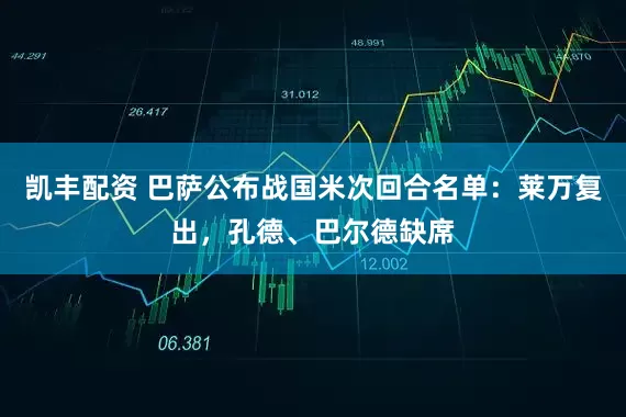 凯丰配资 巴萨公布战国米次回合名单：莱万复出，孔德、巴尔德缺席
